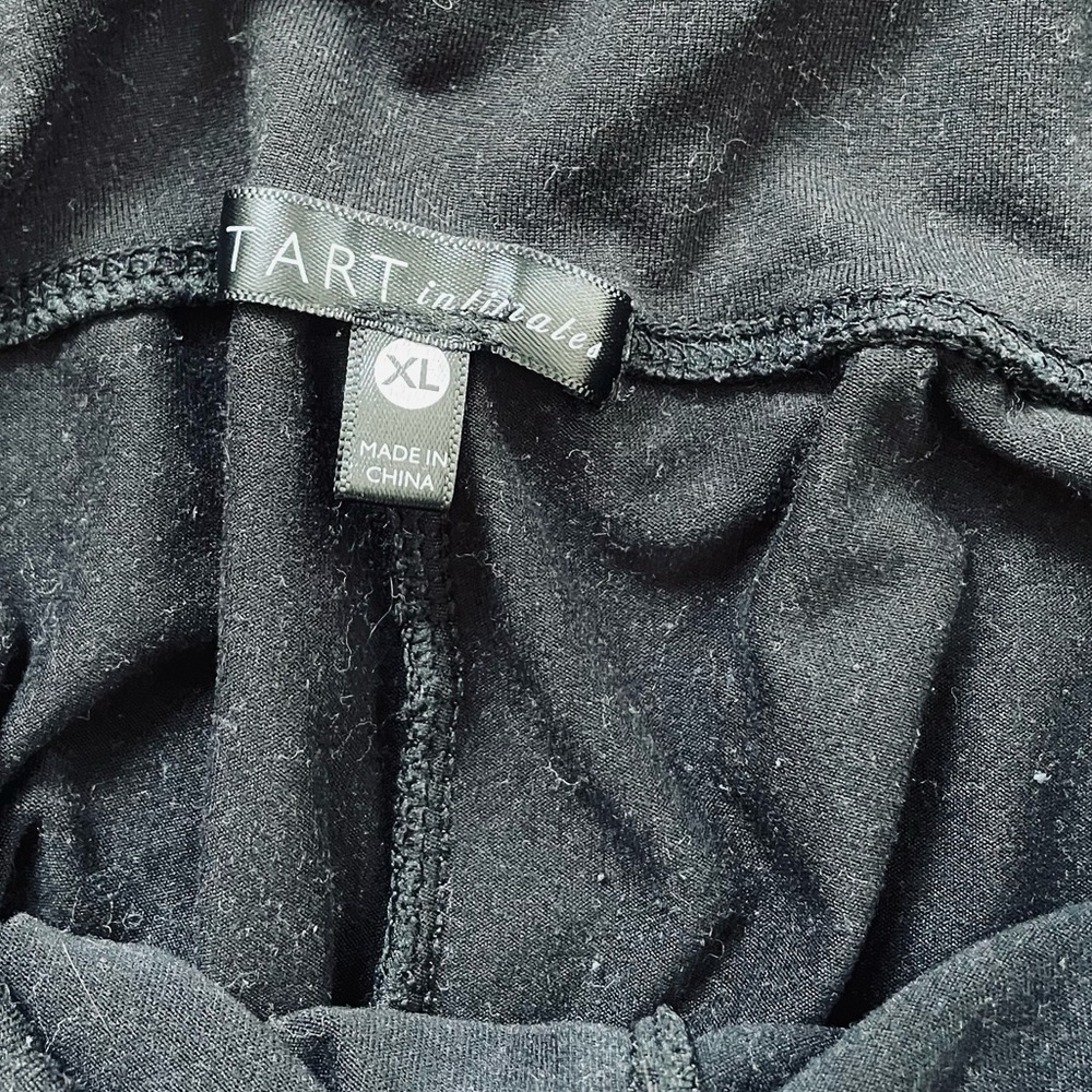 Tart Intimates Black Drawstring Pants, Size Xl - image 5